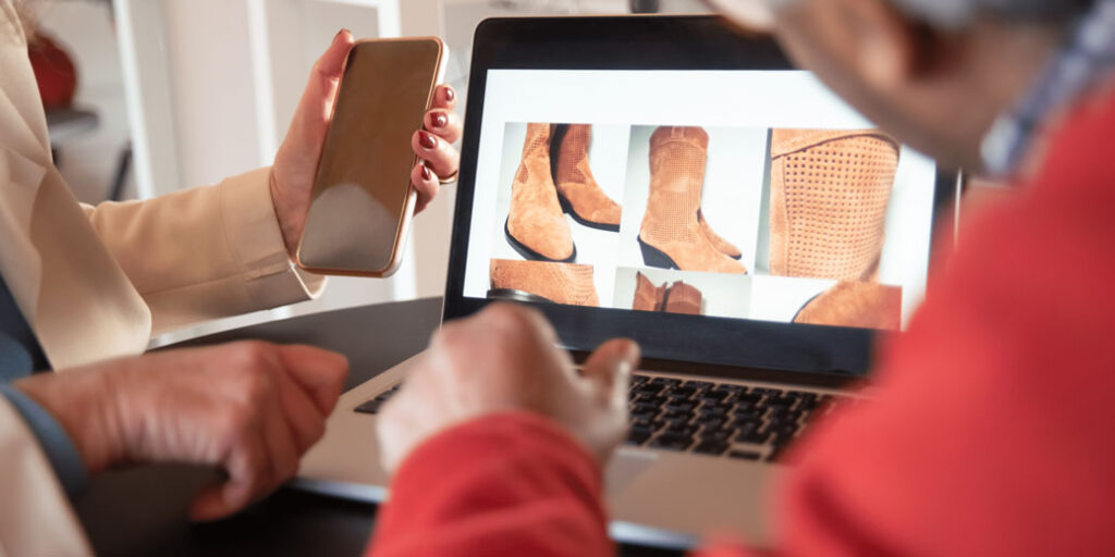 Ordenador con contenido visual para aumentar el tiempo de visita