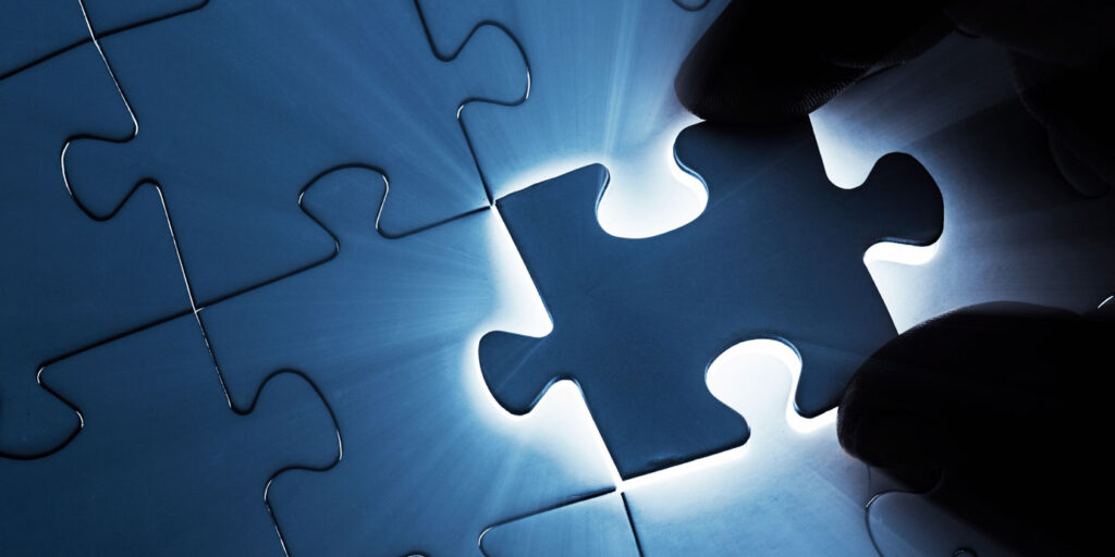 Pieza de puzzle representando que todo problema tiene una solución