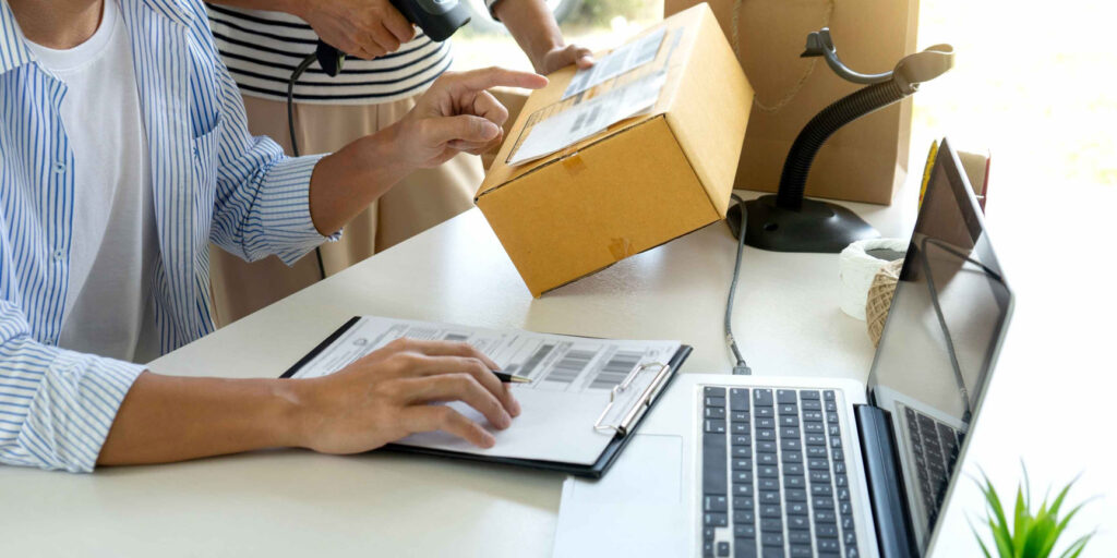 trabajadores con pedidos online