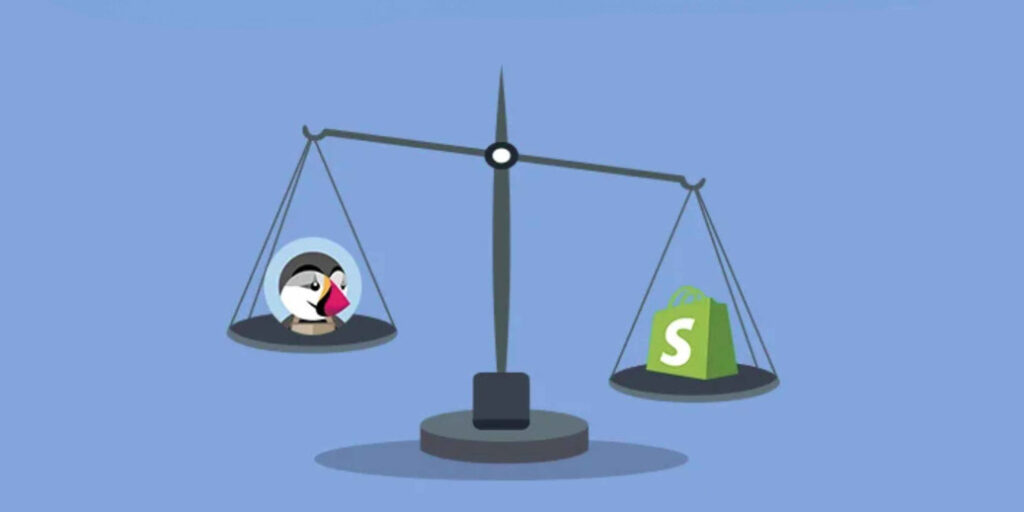 Diferencias Fundamentales entre PrestaShop y Shopify