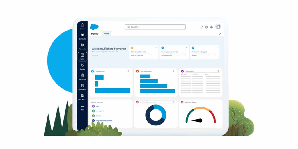 Funcionalidades destacadas del CRM Salesforce para empresas modernas