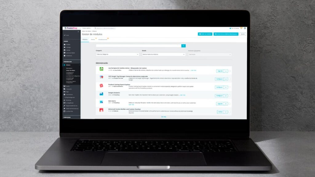 Temas y módulos en Prestashop: qué es lo que puedes personalizar fácilmente